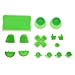 Produktbild L2 R2 L1 R1 Thumbstick Kappe Gehäuse Button Mod Set Kit für Kontroller Sony PS4 - Grün