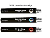 DIPSE E Zigarette / eShisha Starterset - Original eGo - t von mit 1100mAh Evod , CE4 und Ladestandsanzeige, 1 Stück -
