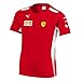 Produktbild 2018 Scuderia Ferrari F1 Formel-1-Team Kinder T-Shirt für Jungen, Alter 7–14, rot, Child 5-6yrs (116cm Height)