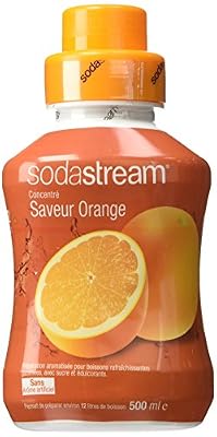 Sodastream Concentré Sirop Saveur Orange pour Machine à Soda 500 ml