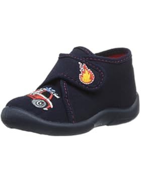 Fischer Mini Feuerwehr Jungen Flache Hausschuhe