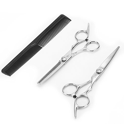 LAOYE Friseurschere Set 3 er Scherenset Haarschere Haarschneideschere Etui mit einseitiger Mikroverzahnung - 3