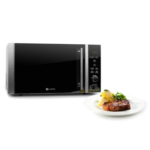 Klarstein TK23-Luminance-Prime Mikrowelle / 28 L Garraum / kompakter Mikrowellenofen mit Grillfunktion / 900 W Mikrowellen und 1000 W Grillleistung / schwarz - 3
