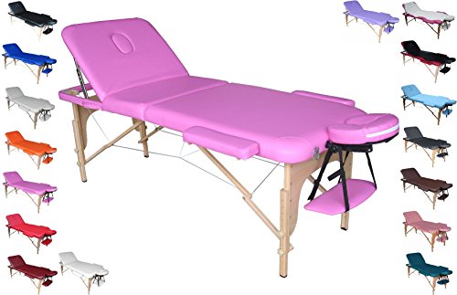 POLIRONESHOP VENERE Camilla profesional portátil plegable para masajes tratamientos de estética esteticista fisioterapia depilación reconstrucción y decoración de uñas consultas de médico profesionales extensiones de pestañas estudios de tatuaje tattoo centro estético cama camas barato camillas depilación