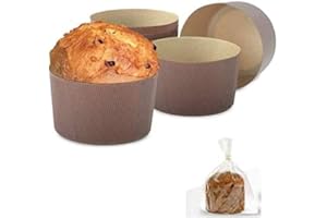 GENERICO 5 FORME CANASTA E PANETTONE DA 500 GR CON 5 BUSTE IN POLIPROPILENE NATALE DECORA