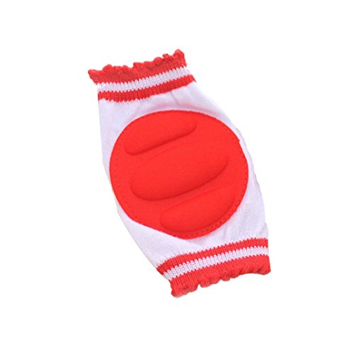 Preisvergleich Produktbild bobo4818 Baby Knieschoner, Baby Sicherheit Crawling Ellenbogen Kissen Knie-Pads Protective Gear Mit Silizium (Red)