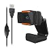 Produktbild Lookthenbuy 3 LED Computer Kamera HD 12 Megapixel USB Webcam mit Mikrofon für PC Laptop