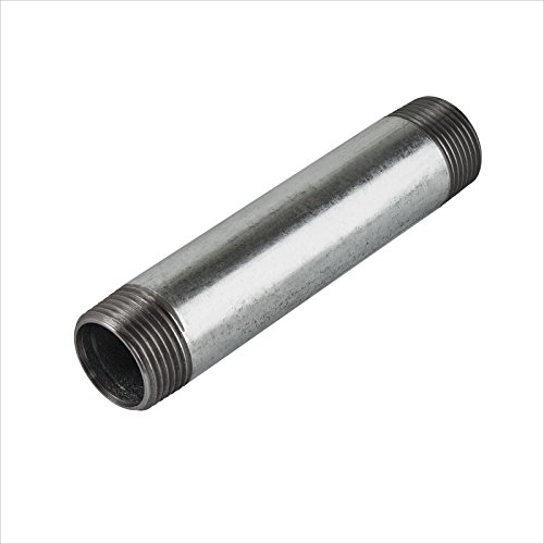 Stabilo-Sanitaer Rohrdoppelnippel 1/ 2 Zoll 21,3 x 500 mm DN15 Rohrnippel verzinkt Langnippel Gewindenippel Doppelnippel Nippel Gewinderohr