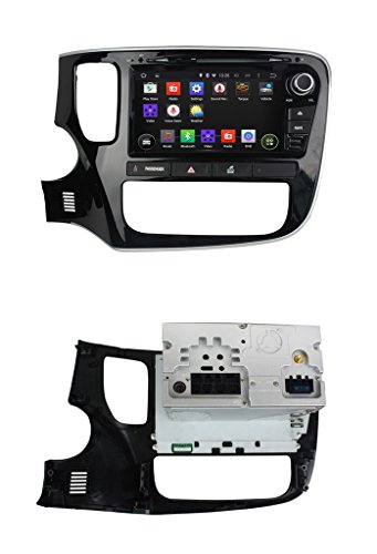 8 Pulgadas 2 DIN Coche Radio Android 5.1.1 Lollipop OS para Mitsubishi Outlander(2015 2016 2017),Dab+ Radio 1024x600 Pantalla Táctil Capacitiva