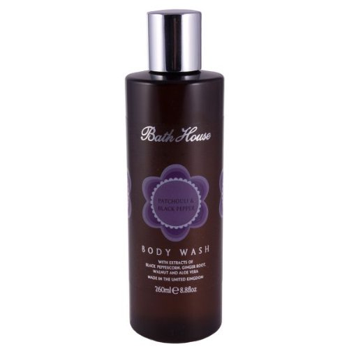 Bath House Patchouli and Black Pepper Luxury Body Wash Shower Gel 260ml