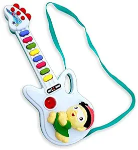 TGN Toys Xin Anda Toy Guitar for Kids - 8 Sounds (Multicolor)