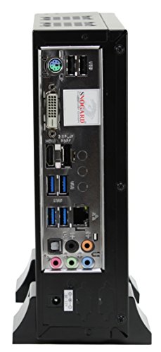 SNOGARD BasicLine lautlos PC | Intel® Celeron J3455 Quad-Core Prozessor, Intel HD 500 Grafik, 4GB DDR3 RAM, 120GB SSD + DVD±RW • Silent Home Business & Multimedia Center Desktop Computer - 5
