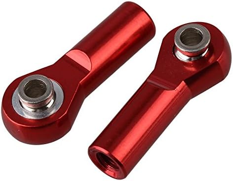 Yiguo 2pcs RC 1:8 1:10 Model Car Upgrade Parts D10046 Aluminum Alloy M4 Link Rod End Ball Joint Red