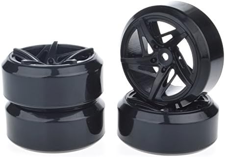 4 PCS 1/10 RC Drift Wheels Tires Set Tyre Wheel Rim For Traxxas HSP Tamiya HPI