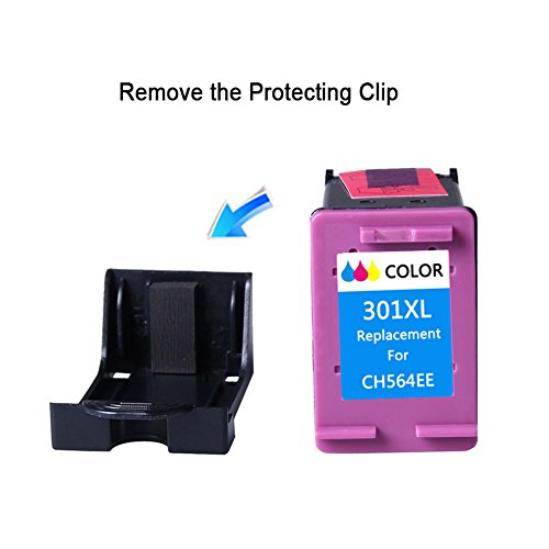 IYD 3 Pack 301XL 301 XL Tintenpatronen Kompatibel für HP CH561EE CH562EE CH563EE CH564EE Deskjet 1000 1010 1050 1055 1510 1512 1514 2000 2050 2054a 2510 2514 2540 2542 2544 3000 3050 3052 3055 2620 2622 2624 4630 4632 4634 4636 Envy 4500 4502 4504 4505 4507 5530 5532 5534 5539 Drucker (2Black,1Color) - 3