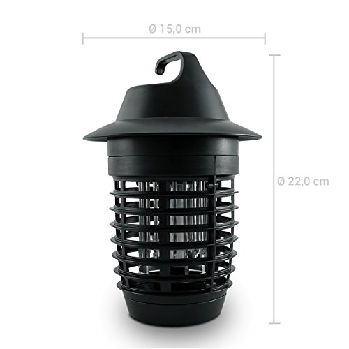 kwmobile UV Insektenvernichter – Insektenlampe mit 5 Watt für Mücken, Fliegen und anderen Insekten - 2