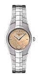 Edelstahl Damen Orange Damen Uhr Stahl Runde Zifferblatt Lady