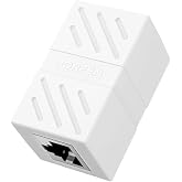 Ugreen RJ45 Cat6 Cat7 Cat8 Ethernet Kablo Uzatma Aparatı Beyaz