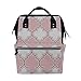 Produktbild Abstrakte Geometrische Spalier Große Kapazität Wickeltaschen Mummy Rucksack Multi Funktionen Windel Wickeltasche Tote Handtasche Für Kinder Babypflege Reise Täglichen Frauen