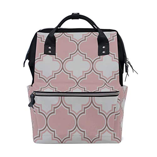 Preisvergleich Produktbild Abstrakte Geometrische Spalier Große Kapazität Wickeltaschen Mummy Rucksack Multi Funktionen Windel Wickeltasche Tote Handtasche Für Kinder Babypflege Reise Täglichen Frauen