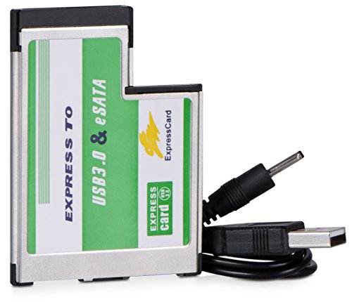 DONZO LT236 Express Card zu 1 Port USB 3.0 & ESATA 54 mm Adapter mit ASM1042+1153E Chipsatz - 9