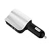 Produktbild teepao Kfz-Ladegerät Universal Dual USB Auto Ladegerät mit Schnellladegerät 3.0 Technologie Adapter mit Zigarettenanzünder, geeignet für Apple und Android Geräte Aufladen für GPS PS iPad und so weiter
