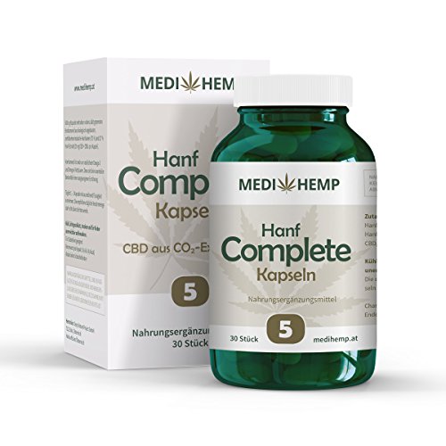 Preisvergleich Produktbild MEDIHEMP Hanf Complete Kapseln 5 % , Original