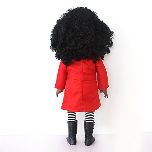 Farvision Girl® African American 18 inch Fashion Doll Curly Girls -18