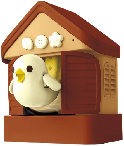 Takara Tomy A.R.T.S Dokodemo Palm-Sized Cuckoo Clock (Chocolate Brown)