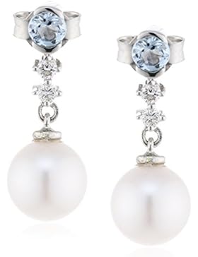 Diamonds by Ellen K. Damen-Ohrhänger 14 Karat (585) Weißgold Diamant weiß 229320040-1