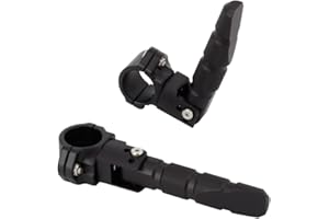 GFYSHIP For Triumph Tiger 900 / 955i / 1050/1200 / 1200 XC/XR ALL 22mm 25mm 27mm 32mm Universal Highway Footrest 360 Rotatable 7/8 1 1.25 Inch Crash Bar Foot Pegs Rests (black)