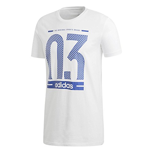 Preisvergleich Produktbild adidas Herren Number 03 M T-Shirt, White, 2XL