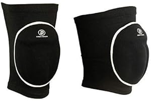 LYON'TOUR Playwell Genouillères en Coton Extensible - Krav maga - Noir - Taille L