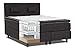 Produktbild Boxspringbett TAKA, Box: Bonellfederkern, Matratze: Taschenfederkern, Top Matress: Schaumstoff - Abmessung: 120 x 200 cm