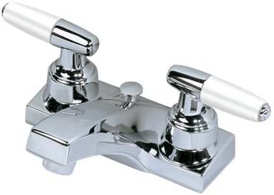 Homewerks Worldwide 116903 Chrome 2-Handle Lavatory Faucet Kitchen, Double Handle