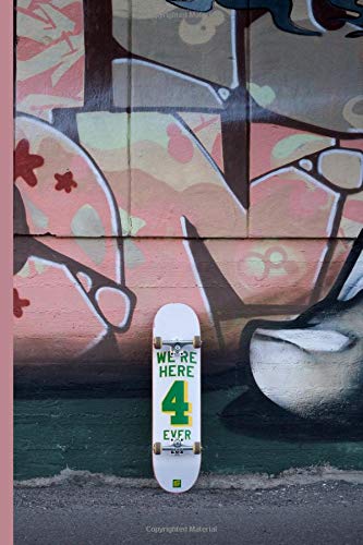 Skateboarding #12 Journal: Skateboard Life Deck Skate Board Tricks Wheels Athlete Athletic Youth - 6 x 9” - Notebook, Diary, Doodle, Write, Notes, Sketch Pad, Notebook, Blank Book