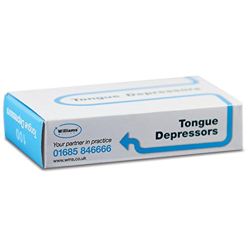 WMS Wooden Tongue Depressors/Spatulas (10 Packs (1000))