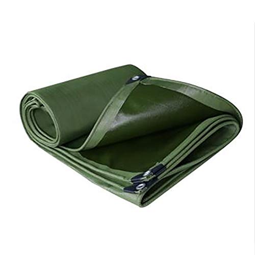 Preisvergleich Produktbild Abdeckplanen Plane Hochleistungsplane - Hochdichte Plane - Gewebtes Polyethylen und doppelt laminiert, 100% wasserdicht und UV-geschützt - 650 g / m² - Grün (Size : 6X6m)