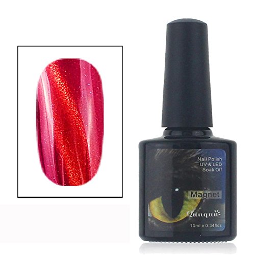 JACKY 12 Color UV Glue Nail Polish Manicure LED Cats Eye Color Nail Decoration (L)