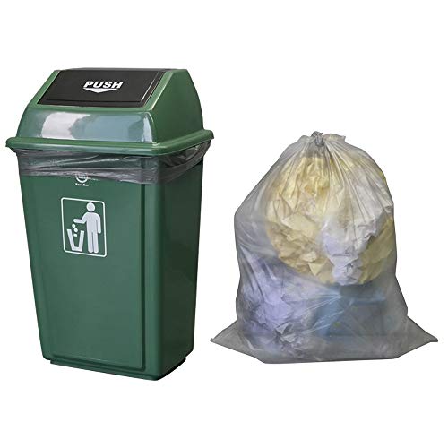 Bblie 60-65 L Sacchetti della Spazzatura, Grigio Sacchetti per Immondizia, Sacchi Immondizia Grandi