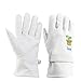 Produktbild HCYTPL Sheepskin Gartenhandschuhe, Gartenhaus-verschleißfeste Lederhandschuhe für Lager, BAU, Gartenbau, Outdoor, mittelindustrieller Einsatz,C,L