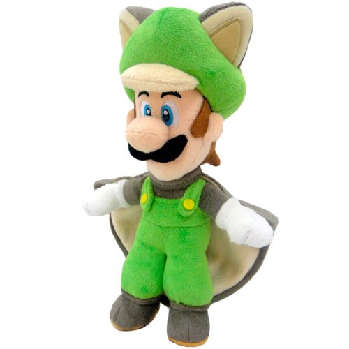 Preisvergleich Produktbild Super Mario - Fliegender Luigi Plüschfigur - ca. 38 cm gross