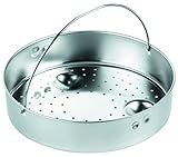 Aptos para el lavavajillas KUHN RIKON 2034 Rejilla apilable para cocinar al Vapor, Gris, 22 cm