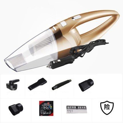 LLZXCQ Car Vacuum Cleaner/Car Cleaner/Car/Wireless/Home/High Power/Wet &amp; Dry/12V/Car/Multifunction/Cordless/Vacuum/Handheld/Portable, Tyrant Gold Cabled Model [Vehicle]
