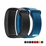 ◆【SUPERB MATERIAL 】: Banda Gear Fit 2 Pro/Fit 2 Correa fabricado en silicona de primera calidad, sin pintura, más robusto, suave y cómodo de usar.