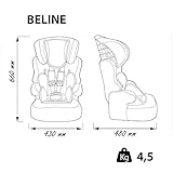 silla auto princesas 5 colorido Mycarsit - Silla de coche disney grupo 1/2/3 (9kg a 36kg) - 3 estrellas tests tcs - con proteciónes laterales - 5 colorido