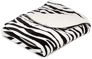 KOZI PET Premium Warm and Very Soft Fleece Blanket Zebra Print for Dog & Cat (Export Quality)-Large