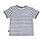 Steiff Unisex baby T-shirt 1/4 Arm Striped T-Shirt, Blue (Steiff Marine Blue 3032), 0-3 Months (Manufacturer size: 56)