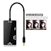 Produktbild Mini DP [DP 1.2 Version] to HDMI DVI VGA 4K, Geotech 3-in-1 Mini DisplayPort (Thunderbolt) Male Convert to HDMI/DVI/VGA Female Cable Convertor Full HD HDTV Adapter | Support Max Resolution 4Kx2K| Extender Projector, Tablet, Monitor | PC and Apple / Mac, Macbook, Macbook Pro, Macbook Air, iMac, Surface Pro 1 2 3, Lenovo Thinkpad X1 Carbon, X230/240s | miniDP1.2 - Black