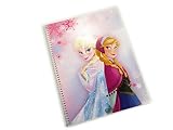cuaderno espiral frozen  Cuaderno Libreta Escolar DIN A4 Disney Frozen